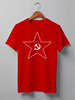 Заказать мужскую футболку в Москве. Футболка классическая Communism will win от Анастасия Шатова - готовые дизайны и нанесение принтов.
