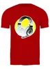 Заказать мужскую футболку в Москве. Футболка классическая Наушники от T-shirt print  - готовые дизайны и нанесение принтов.