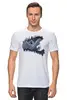 Заказать мужскую футболку в Москве. Футболка классическая Fullface MTB Rider от oneredfoxstore@gmail.com - готовые дизайны и нанесение принтов.