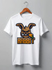 Заказать мужскую футболку в Москве. Футболка классическая Rabbit от skynatural - готовые дизайны и нанесение принтов.