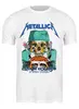 Заказать мужскую футболку в Москве. Футболка классическая Metallica от Leichenwagen - готовые дизайны и нанесение принтов.