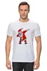 Заказать мужскую футболку в Москве. Футболка классическая Санта Клаус  от acidhouses - готовые дизайны и нанесение принтов.