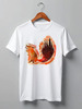 Заказать мужскую футболку в Москве. Футболка классическая Fox Here от oneredfoxstore@gmail.com - готовые дизайны и нанесение принтов.