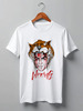 Заказать мужскую футболку в Москве. Футболка классическая Tiger от YellowCloverShop - готовые дизайны и нанесение принтов.