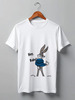 Заказать мужскую футболку в Москве. Футболка классическая Bugs Bunny_man от Printio - готовые дизайны и нанесение принтов.