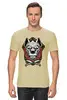 Заказать мужскую футболку в Москве. Футболка классическая Гиена  от T-shirt print  - готовые дизайны и нанесение принтов.