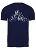 Заказать мужскую футболку в Москве. Футболка классическая Downhill от oneredfoxstore@gmail.com - готовые дизайны и нанесение принтов.