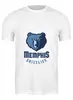 Заказать мужскую футболку в Москве. Футболка классическая Memphis Grizzlies от BURNSHIRTS - готовые дизайны и нанесение принтов.