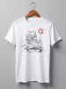 Заказать мужскую футболку в Москве. Футболка классическая Moon Rider от oneredfoxstore@gmail.com - готовые дизайны и нанесение принтов.