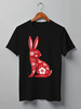 Заказать мужскую футболку в Москве. Футболка классическая Red Rabbit от skynatural - готовые дизайны и нанесение принтов.