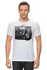 Заказать мужскую футболку в Москве. Футболка классическая  Дед в ушанке от Leichenwagen - готовые дизайны и нанесение принтов.
