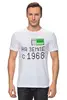 Заказать мужскую футболку в Москве. Футболка классическая на Земле с 1968 от alex_qlllp - готовые дизайны и нанесение принтов.
