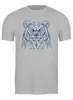 Заказать мужскую футболку в Москве. Футболка классическая Ethnic bear от T-shirt print  - готовые дизайны и нанесение принтов.
