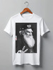 Заказать мужскую футболку в Москве. Футболка классическая  TOLSTOY by Design Ministry от Design Ministry - готовые дизайны и нанесение принтов.