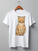 Заказать мужскую футболку в Москве. Футболка классическая Cats Here от oneredfoxstore@gmail.com - готовые дизайны и нанесение принтов.