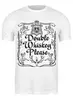Заказать мужскую футболку в Москве. Футболка классическая Двойной виски пожалуйста от Djimas Leonki - готовые дизайны и нанесение принтов.