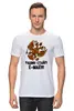 Заказать мужскую футболку в Москве. Футболка классическая Рашин стайл Ё-маё!            от Savara - готовые дизайны и нанесение принтов.