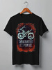 Заказать мужскую футболку в Москве. Футболка классическая Mountain Bike от oneredfoxstore@gmail.com - готовые дизайны и нанесение принтов.