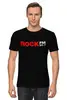 Заказать мужскую футболку в Москве. Футболка классическая Rock FM 95.2 от Илья  - готовые дизайны и нанесение принтов.