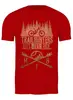 Заказать мужскую футболку в Москве. Футболка классическая Trailhunters от oneredfoxstore@gmail.com - готовые дизайны и нанесение принтов.
