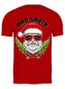 Заказать мужскую футболку в Москве. Футболка классическая BadSanta от balden - готовые дизайны и нанесение принтов.