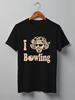 Заказать мужскую футболку в Москве. Футболка классическая Love Bowling от skynatural - готовые дизайны и нанесение принтов.