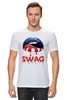 Заказать мужскую футболку в Москве. Футболка классическая SWAG. от vita22 - готовые дизайны и нанесение принтов.
