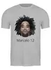 Заказать мужскую футболку в Москве. Футболка классическая Marcelo 12 от madridistastore - готовые дизайны и нанесение принтов.