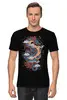 Заказать мужскую футболку в Москве. Футболка классическая Дракон от printeriumstore@gmail.com - готовые дизайны и нанесение принтов.