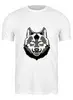 Заказать мужскую футболку в Москве. Футболка классическая Grey Wolf от Илья Gonerdot - готовые дизайны и нанесение принтов.
