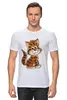 Заказать мужскую футболку в Москве. Футболка классическая котенок от nastays - готовые дизайны и нанесение принтов.