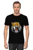 Заказать мужскую футболку в Москве. Футболка классическая Злой Тигр. от acidhouses - готовые дизайны и нанесение принтов.