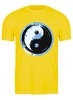 Заказать мужскую футболку в Москве. Футболка классическая Символ Инь-Ян от skynatural - готовые дизайны и нанесение принтов.