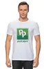 Заказать мужскую футболку в Москве. Футболка классическая Pied Piper от Павел Павел - готовые дизайны и нанесение принтов.