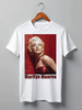 Заказать мужскую футболку в Москве. Футболка классическая Marilyn Monroe red от KinoArt - готовые дизайны и нанесение принтов.