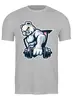 Заказать мужскую футболку в Москве. Футболка классическая Панда    от Print design  - готовые дизайны и нанесение принтов.