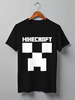 Заказать мужскую футболку в Москве. Футболка классическая MINECRAFT CREEPER от weeert - готовые дизайны и нанесение принтов.