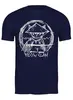 Заказать мужскую футболку в Москве. Футболка классическая Meow-Tang Clan от oneredfoxstore@gmail.com - готовые дизайны и нанесение принтов.