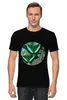 Заказать мужскую футболку в Москве. Футболка классическая Зеленые бабочки от aleksandra.boldy@mail.ru - готовые дизайны и нанесение принтов.