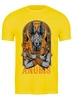 Заказать мужскую футболку в Москве. Футболка классическая Анубис    от Print design  - готовые дизайны и нанесение принтов.