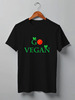 Заказать мужскую футболку в Москве. Футболка классическая Go vegan от Antaya - готовые дизайны и нанесение принтов.