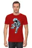 Заказать мужскую футболку в Москве. Футболка классическая Космический юмор  от T-shirt print  - готовые дизайны и нанесение принтов.