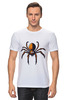 Заказать мужскую футболку в Москве. Футболка классическая Жуткий паук от datoxy@ukr.net - готовые дизайны и нанесение принтов.