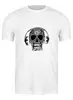 Заказать мужскую футболку в Москве. Футболка классическая череп от THE_NISE  - готовые дизайны и нанесение принтов.