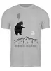Заказать мужскую футболку в Москве. Футболка классическая Bad Bear In The Air от oneredfoxstore@gmail.com - готовые дизайны и нанесение принтов.