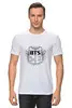 Заказать мужскую футболку в Москве. Футболка классическая  Группа BTS от THE_NISE  - готовые дизайны и нанесение принтов.