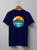 Заказать мужскую футболку в Москве. Футболка классическая Mountains от oneredfoxstore@gmail.com - готовые дизайны и нанесение принтов.
