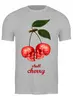 Заказать мужскую футболку в Москве. Футболка классическая  Skull Cherry от Leichenwagen - готовые дизайны и нанесение принтов.