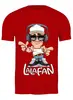 Заказать мужскую футболку в Москве. Футболка классическая LalaFan DJ T-Shirt (красная, муж.) от LalaFan  - готовые дизайны и нанесение принтов.