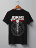 Заказать мужскую футболку в Москве. Футболка классическая Asking Alexandria от Серега Шнайдер - готовые дизайны и нанесение принтов.